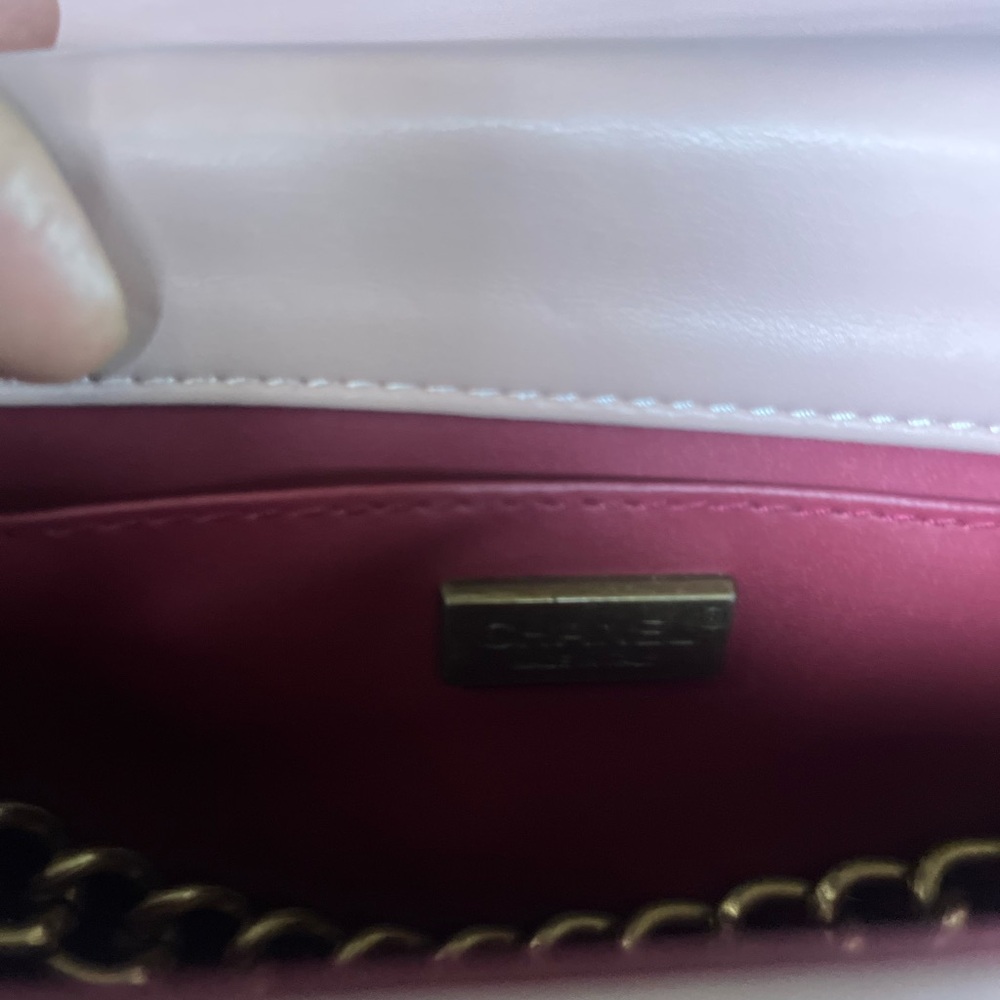 Chanel Light Pink and Gold Chain Bag - Picture 5 of 5